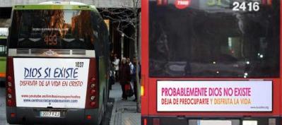La polèmica sobre la religió també viatja en autobús